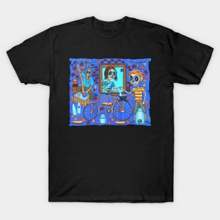 Cute Skeletons - Día De Los Muertos- Mumbai City- Milk Man T-Shirt